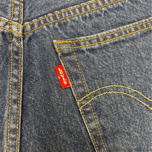 Levi's Size 26 Super Mario It's A Me 501 Denim Jean Cut Off Shorts NWOT - Picture 6 of 16